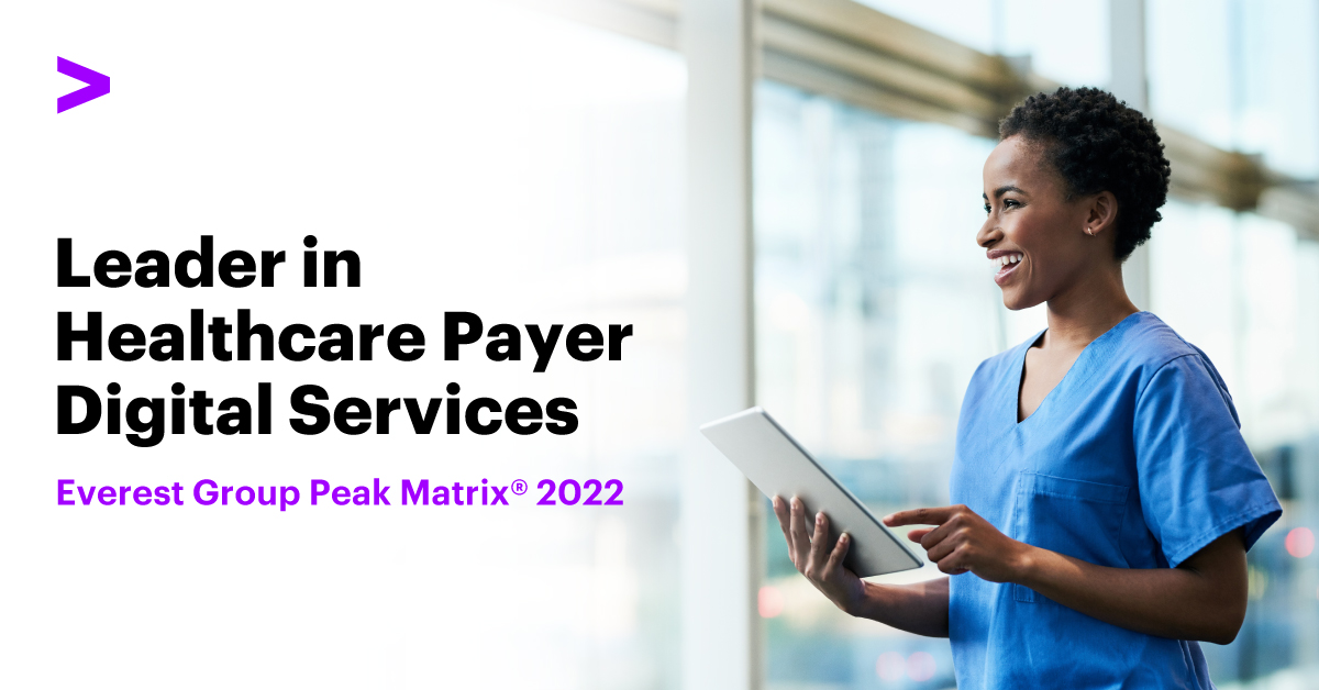 Accenture Named a Chief in Healthcare Payer Virtual Services and products PEAK Matrix® Review by way of Everest Staff