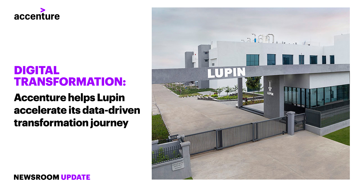 Accenture Hurries up Information-Pushed Choice Making for Lupin