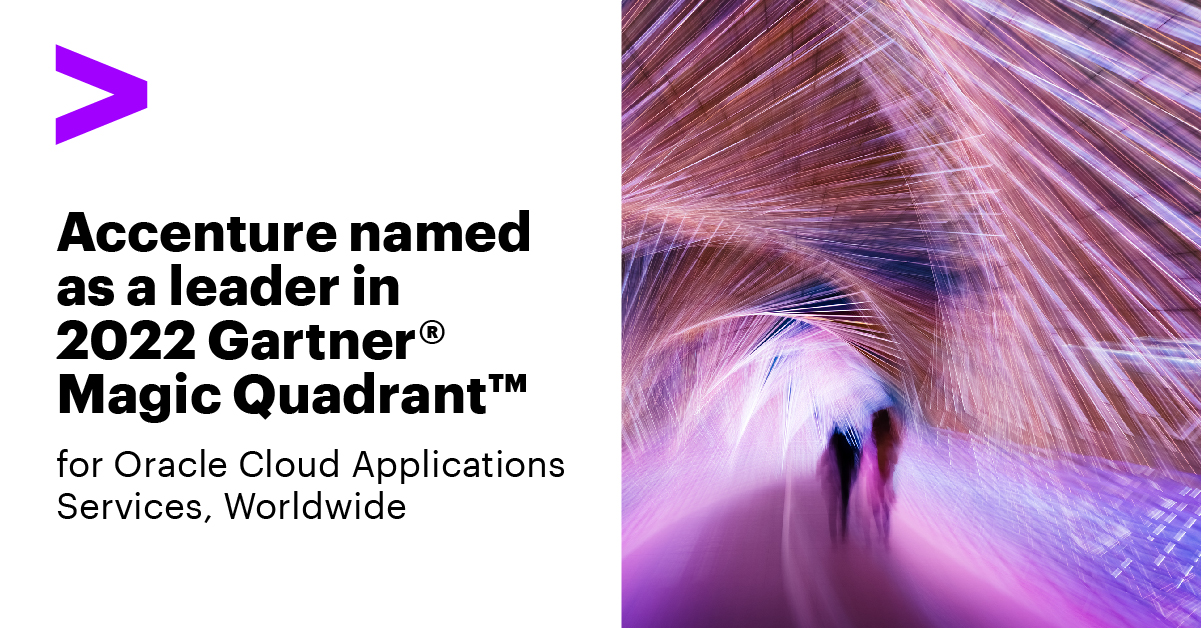Accenture Named a Chief in 2022 Gartner® Magic Quadrant™ for Oracle Cloud Programs Products and services, International